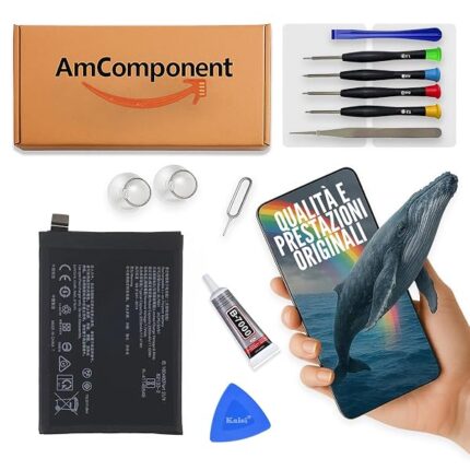 AmComponent - BATTERIA BLP831 di ricambio per OPPO FIND X3 PRO 5G CPH2173 4500MAH