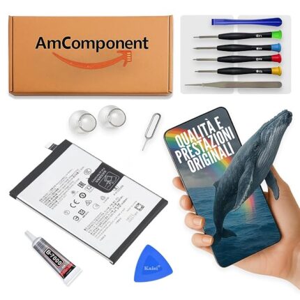 AmComponent - BATTERIA BLPC29 di ricambio per OPPO RENO 14 CPH2737 6000MAH