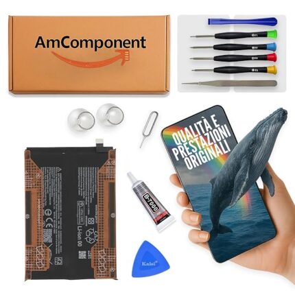 AmComponent - BATTERIA BN70 di ricambio per XIAOMI REDMI 15 5G 25057RN09E 7000MAH