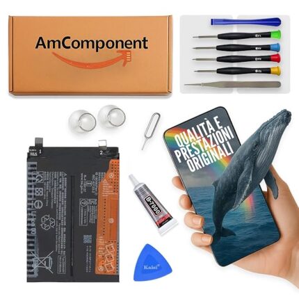 AmComponent - BATTERIA BP47 di ricambio per XIAOMI REDMI NOTE 11 PRO PLUS + 5G 21091116UG 21091116UC 4500MAH