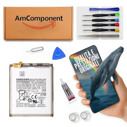 AmComponent - BATTERIA EB-BN985ABY di ricambio per SAMSUNG GALAXY NOTE 20 ULTRA 5G SM-N986B N986 4500MAH
