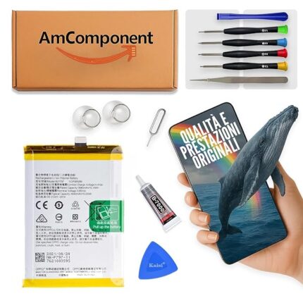 AmComponent - BATTERIA di ricambio di ricambio per OPPO A73 5G CPH2161 BLP797 / qualità | Componente di ricambio con capacità elevata, lunga durata con il dispositivo e zero cicli
