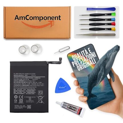 AmComponent - BATTERIA di ricambio di ricambio per SAMSUNG GALAXY A20S SM-A207 / A10S SM-A107 (SCUD-WT-N6) | Componente di ricambio con capacità elevata, lunga durata con il dispositivo e zero cicli