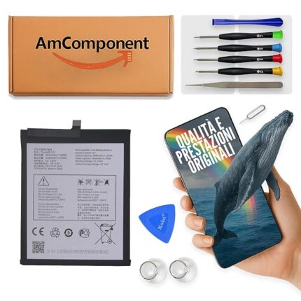 AmComponent - BATTERIA di ricambio di ricambio per TCL 20 5G T781 T781K T781H | Componente di ricambio con capacità elevata, lunga durata con il dispositivo e zero cicli
