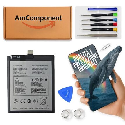 AmComponent - BATTERIA di ricambio di ricambio per TCL 20 R 5G T767H / TLP043E7 qualità | Componente di ricambio con capacità elevata, lunga durata con il dispositivo e zero cicli