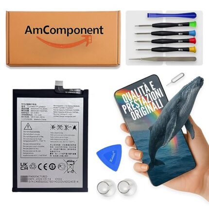 AmComponent - BATTERIA di ricambio di ricambio per TCL 20 SE T671H / TLP048A1 / TLP048A7 qualità | Componente di ricambio con capacità elevata, lunga durata con il dispositivo e zero cicli
