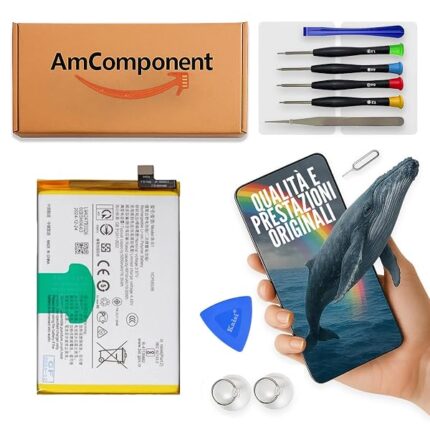 AmComponent - BATTERIA di ricambio di ricambio per VIVO Y33S 5G V2109 / B-S1 qualità | Componente di ricambio con capacità elevata, lunga durata con il dispositivo e zero cicli