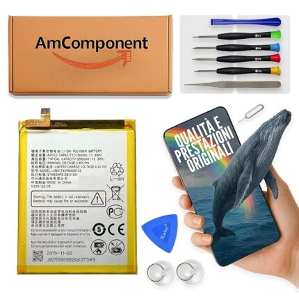 AmComponent - BATTERIA di ricambio di ricambio per ZTE BLADE A5 2020 LI3931T44P8H806139 | Componente di ricambio con capacità elevata, lunga durata con il dispositivo e zero cicli