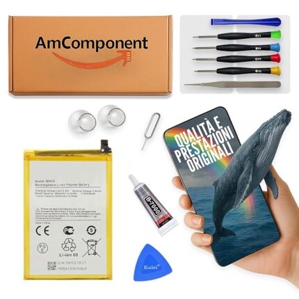 AmComponent - BATTERIA di ricambio per XIAOMI REDMI 13C 23100RN82L 23108RN04Y / POCO C65 (BN5Q)
