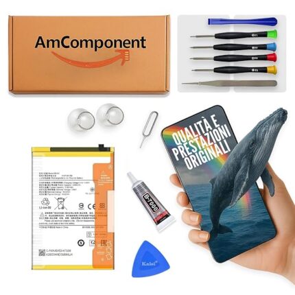 AmComponent - BATTERIA di ricambio per XIAOMI REDMI 14C / POCO C75 BN5X PILA