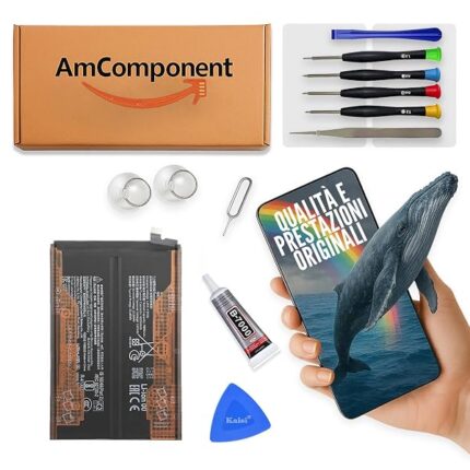 AmComponent - BATTERIA di ricambio per XIAOMI REDMI 15C (BN68) 2508CRN2BC /G 25062RN2DE PILA