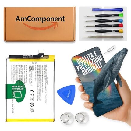 AmComponent - BATTERIA ricambio di ricambio per VIVO Y81 B-E5 1808 1803 V1732A 1808I ricambio | Componente di ricambio con capacità elevata, lunga durata con il dispositivo e zero cicli