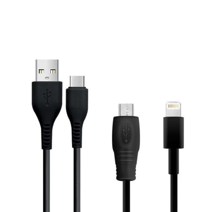 AmComponent - CAVETTO CAVO USB TYPE-A/TYPE-C 3A METRI 1 con LUCE LED RESISTENTE
