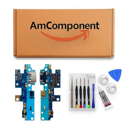 AmComponent - CONNETTORE RICARICA USB MICROFONO DOCK di ricambio per XIAOMI REDMI 4 FLAT FLEX | Componente di ricambio con prestazioni a lunga durata con il dispositivo
