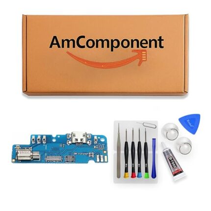 AmComponent - CONNETTORE RICARICA di ricambio per ASUS ZENFONE 3S MAX ZC521TL ZC521K X00GD USB MICROFONO DOCK | Componente di ricambio con prestazioni a lunga durata con il dispositivo