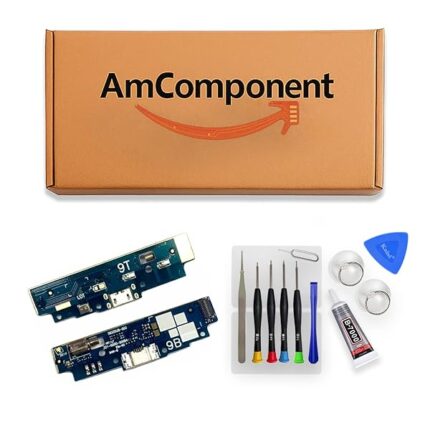 AmComponent - CONNETTORE RICARICA di ricambio per ASUS ZENFONE GO ZB452KG X014D MICROFONO DOCK FLAT FLEX USB | Componente di ricambio con prestazioni a lunga durata con il dispositivo