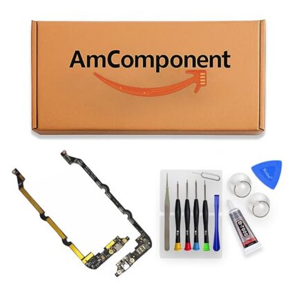 AmComponent - DOCK CONNETTORE RICARICA di ricambio per ASUS ZENFONE 2 LASER ZE550KL Z00LD MICROFONO CARICA | Componente di ricambio con prestazioni a lunga durata con il dispositivo