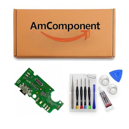 AmComponent - DOCK di ricambio per ALCATEL 1V 2020 OT 5007 CONNETTORE CARICA RICARICA MICROFONO USB FLAT FLEX | Componente di ricambio con prestazioni a lunga durata con il dispositivo
