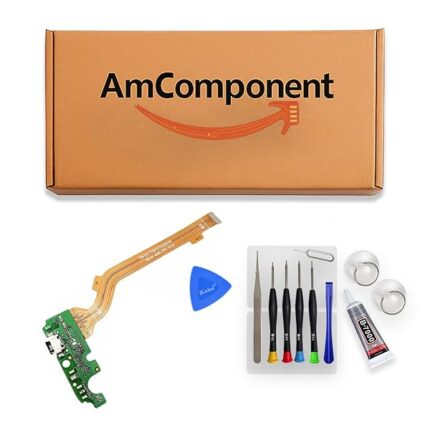 AmComponent - DOCK di ricambio per ALCATEL 3X 2020 5061 CONNETTORE CARICA RICARICA MICROFONO USB FLAT FLEX | Componente di ricambio con prestazioni a lunga durata con il dispositivo
