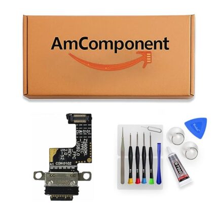 AmComponent - DOCK di ricambio per ASUS ROG PHONE ZS600KL Z01QD CONNETTORE MICROFONO CARICA RICARICA FLAT FLEX | Componente di ricambio con prestazioni a lunga durata con il dispositivo