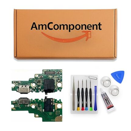 AmComponent - DOCK di ricambio per ASUS ZENFONE 5 5Z ZE620KL ZS620KL X00QSA CONNETTORE MICROFONO CARICA RICARICA FLAT | Componente di ricambio con prestazioni a lunga durata con il dispositivo