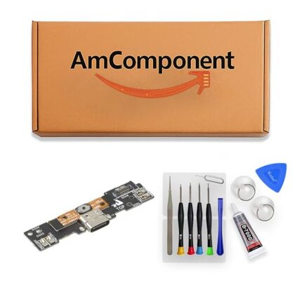 AmComponent - DOCK di ricambio per ASUS ZENPAD 3S Z500KL P001 CONNETTORE MICROFONO CARICA RICARICA FLAT FLEX | Componente di ricambio con prestazioni a lunga durata con il dispositivo