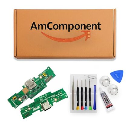AmComponent - DOCK di ricambio per ASUS ZENPAD 3S Z500M P027 CONNETTORE MICROFONO CARICA RICARICA FLAT FLEX | Componente di ricambio con prestazioni a lunga durata con il dispositivo