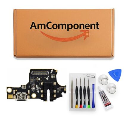 AmComponent - DOCK di ricambio per HONOR 10 COL-AL10 L29 L19 CONNETTORE CARICA RICARICA USB MICROFONO JACK | Componente di ricambio con prestazioni a lunga durata con il dispositivo