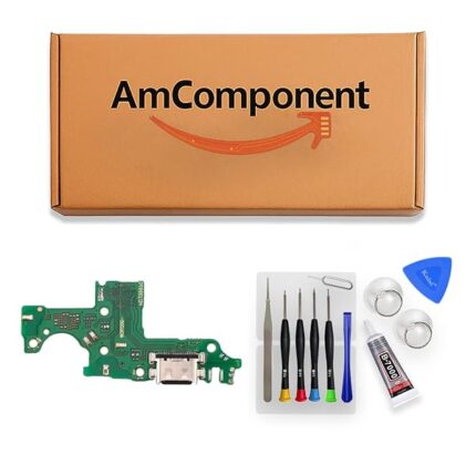 AmComponent - DOCK di ricambio per HONOR 20 LITE HRY-LX1T CONNETTORE CARICA RICARICA USB JACK MICROFONO | Componente di ricambio con prestazioni a lunga durata con il dispositivo