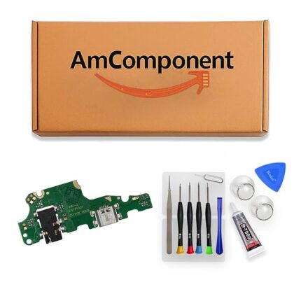 AmComponent - DOCK di ricambio per HUAWEI MATE 10 LITE RNE-L21 L01 CONNETTORE CARICA RICARICA USB MICROFONO | Componente di ricambio con prestazioni a lunga durata con il dispositivo