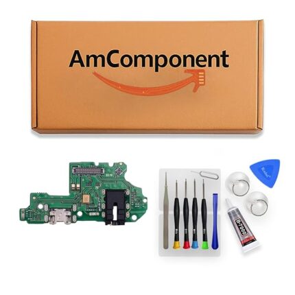 AmComponent - DOCK di ricambio per HUAWEI P SMART 2019 POT-LX1 CONNETTORE CARICA RICARICA USB MICROFONO | Componente di ricambio con prestazioni a lunga durata con il dispositivo
