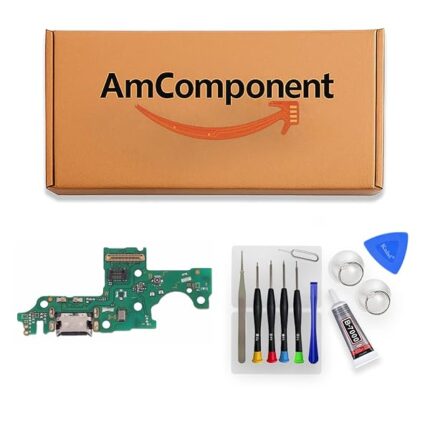 AmComponent - DOCK di ricambio per HUAWEI P SMART S (2020) AQM-LX1 CONNETTORE CARICA RICARICA USB MICROFONO | Componente di ricambio con prestazioni a lunga durata con il dispositivo