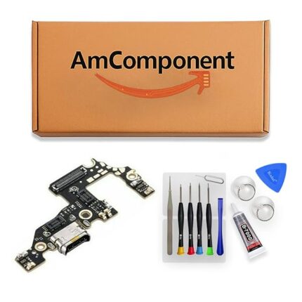 AmComponent - DOCK di ricambio per HUAWEI P10 VTR-L29 AL00 TL00 L09 CONNETTORE CARICA RICARICA USB MICROFONO | Componente di ricambio con prestazioni a lunga durata con il dispositivo