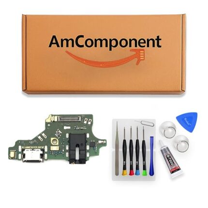 AmComponent - DOCK di ricambio per HUAWEI P20 LITE ANE-LX1 LX2 LX3 CONNETTORE CARICA RICARICA MICROFONO USB | Componente di ricambio con prestazioni a lunga durata con il dispositivo
