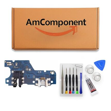 AmComponent - DOCK di ricambio per HUAWEI Y6P 2020 MED-LX9 CONNETTORE CARICA RICARICA USB MICROFONO | Componente di ricambio con prestazioni a lunga durata con il dispositivo