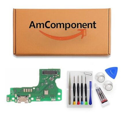 AmComponent - DOCK di ricambio per HUAWEI Y6S JAT-LX3 L29 LX1 L41 CONNETTORE CARICA RICARICA FLAT FLEX USB | Componente di ricambio con prestazioni a lunga durata con il dispositivo
