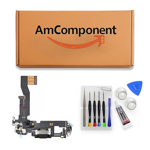 AmComponent-DOCK-di-ricambio-per-IPHONE-12-PRO-nero-CONNETTORE-CARICA-RICARICA-USB-FLAT-FLEX-MICROFONO-Componente-di-B0FGJHGD66