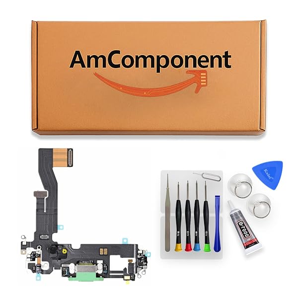 AmComponent-DOCK-di-ricambio-per-IPHONE-12-verde-CONNETTORE-CARICA-RICARICA-USB-FLAT-FLEX-MICROFONO-Componente-di-ri-B0FGJGPL3Y