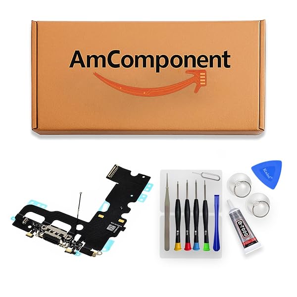 AmComponent-DOCK-di-ricambio-per-IPHONE-7-PLUS-nero-CONNETTORE-CARICA-RICARICA-USB-MICROFONO-ANTENNA-Componente-di-B0FGJD9VX3