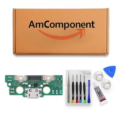 AmComponent - DOCK di ricambio per LENOVO TAB M8 TB 8505 CONNETTORE CARICA RICARICA USB FLAT FLEX MICROFONO | Componente di ricambio con prestazioni a lunga durata con il dispositivo