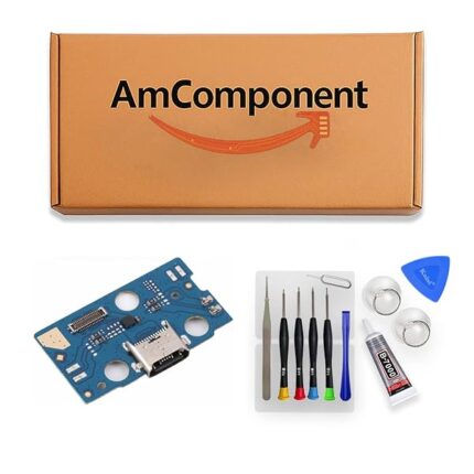 AmComponent - DOCK di ricambio per LENOVO TAB P11 TB-J606 CONNETTORE RICARICA CARICA TYPE C MICROFONO USB | Componente di ricambio con prestazioni a lunga durata con il dispositivo