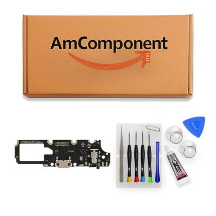 AmComponent - DOCK di ricambio per LG K41S LMK410 CONNETTORE CARICA RICARICA MICROFONO USB FLAT FLEX ricambio | Componente di ricambio con prestazioni a lunga durata con il dispositivo