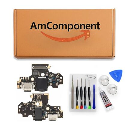 AmComponent - DOCK di ricambio per MOTOROLA EDGE 5G XT2063 XT-2063 CONNETTORE CARICA RICARICA MICROFONO USB | Componente di ricambio con prestazioni a lunga durata con il dispositivo