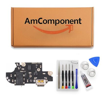 AmComponent - DOCK di ricambio per MOTOROLA G100 XT2125 XT-2125 CONNETTORE CARICA RICARICA MICROFONO USB FLAT | Componente di ricambio con prestazioni a lunga durata con il dispositivo