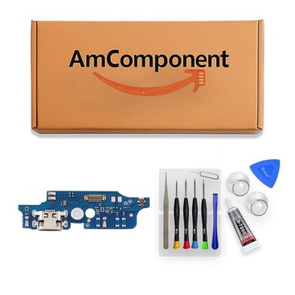 AmComponent - DOCK di ricambio per MOTOROLA MOTO E6 PLUS XT-2025 CONNETTORE di RICARICA MICROFONO ANTENNA USB | Componente di ricambio con prestazioni a lunga durata con il dispositivo