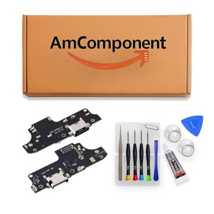 AmComponent - DOCK di ricambio per MOTOROLA MOTO E7 XT-2095 XT2095 CONNETTORE CARICA RICARICA MICROFONO USB | Componente di ricambio con prestazioni a lunga durata con il dispositivo