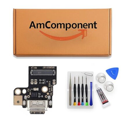 AmComponent - DOCK di ricambio per MOTOROLA MOTO G200 XT2157 XT-2175 CONNETTORE CARICA RICARICA MICROFONO USB | Componente di ricambio con prestazioni a lunga durata con il dispositivo