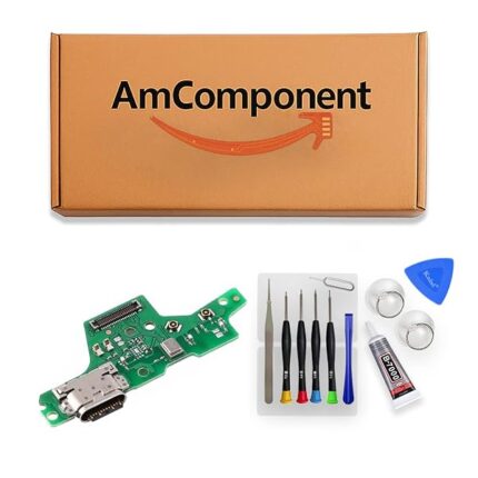 AmComponent - DOCK di ricambio per MOTOROLA MOTO G8 PLUS XT2019 XT-2019 CONNETTORE CARICA RICARICA + MICROFONO | Componente di ricambio con prestazioni a lunga durata con il dispositivo