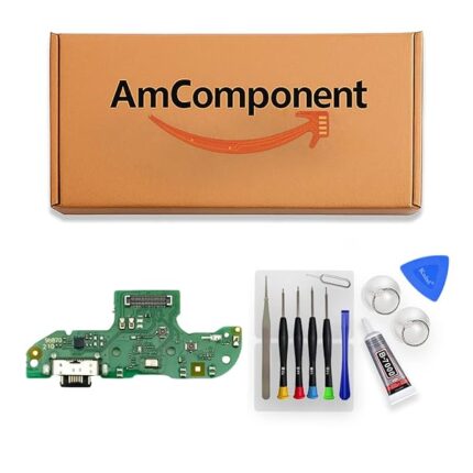 AmComponent - DOCK di ricambio per MOTOROLA MOTO ONE MACRO XT2016 XT-2016 CONNETTORE CARICA RICARICA MICROFONO | Componente di ricambio con prestazioni a lunga durata con il dispositivo