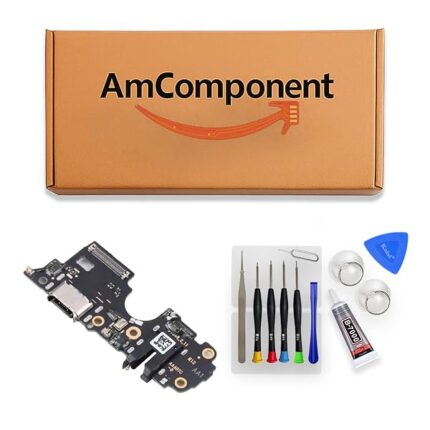 AmComponent - DOCK di ricambio per OPPO A16 CPH2269 / A16S CPH2271 CONNETTORE CARICA RICARICA USB MICROFONO | Componente di ricambio con prestazioni a lunga durata con il dispositivo